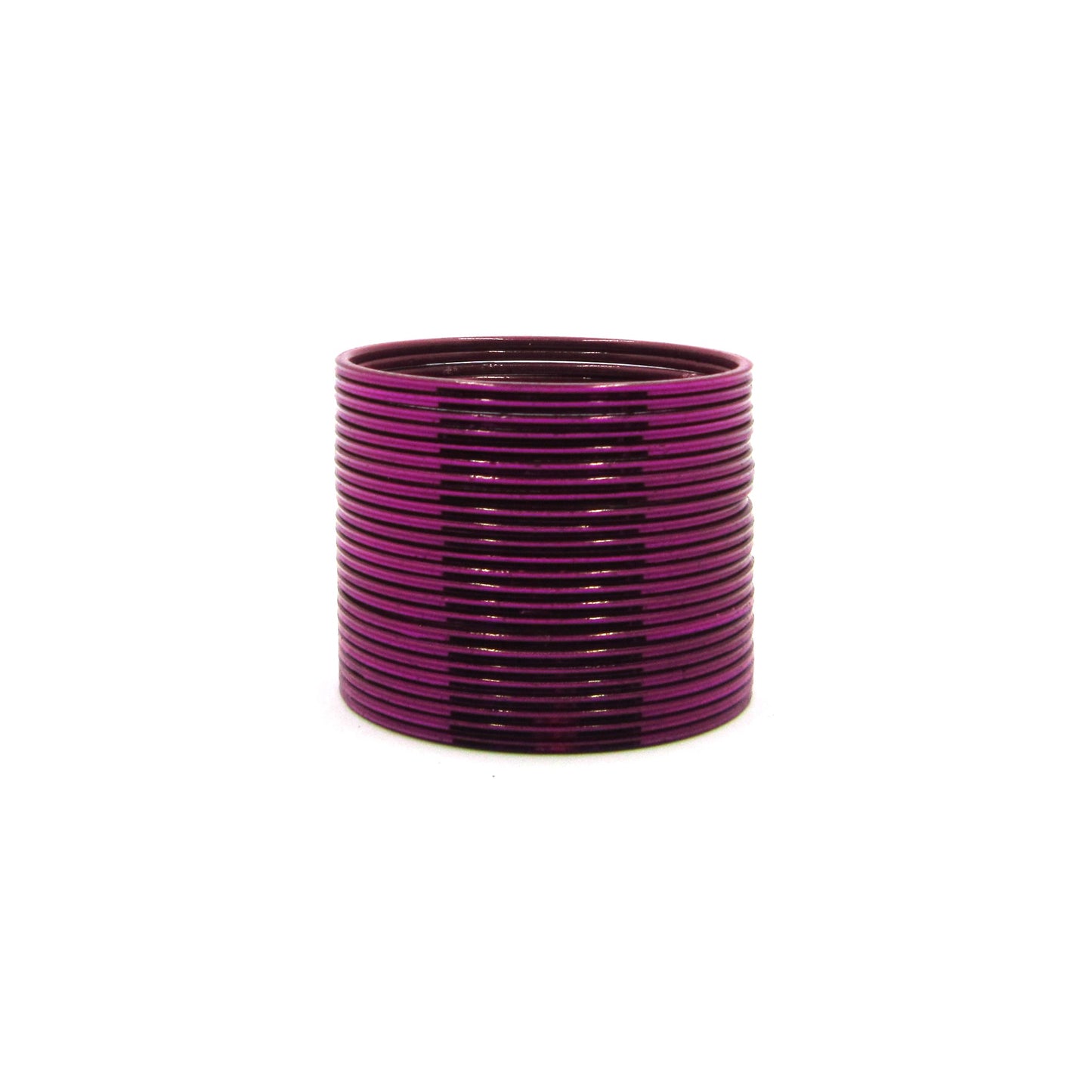 Glossy Falsa Maroon Metal 24 Bangles by Enava
