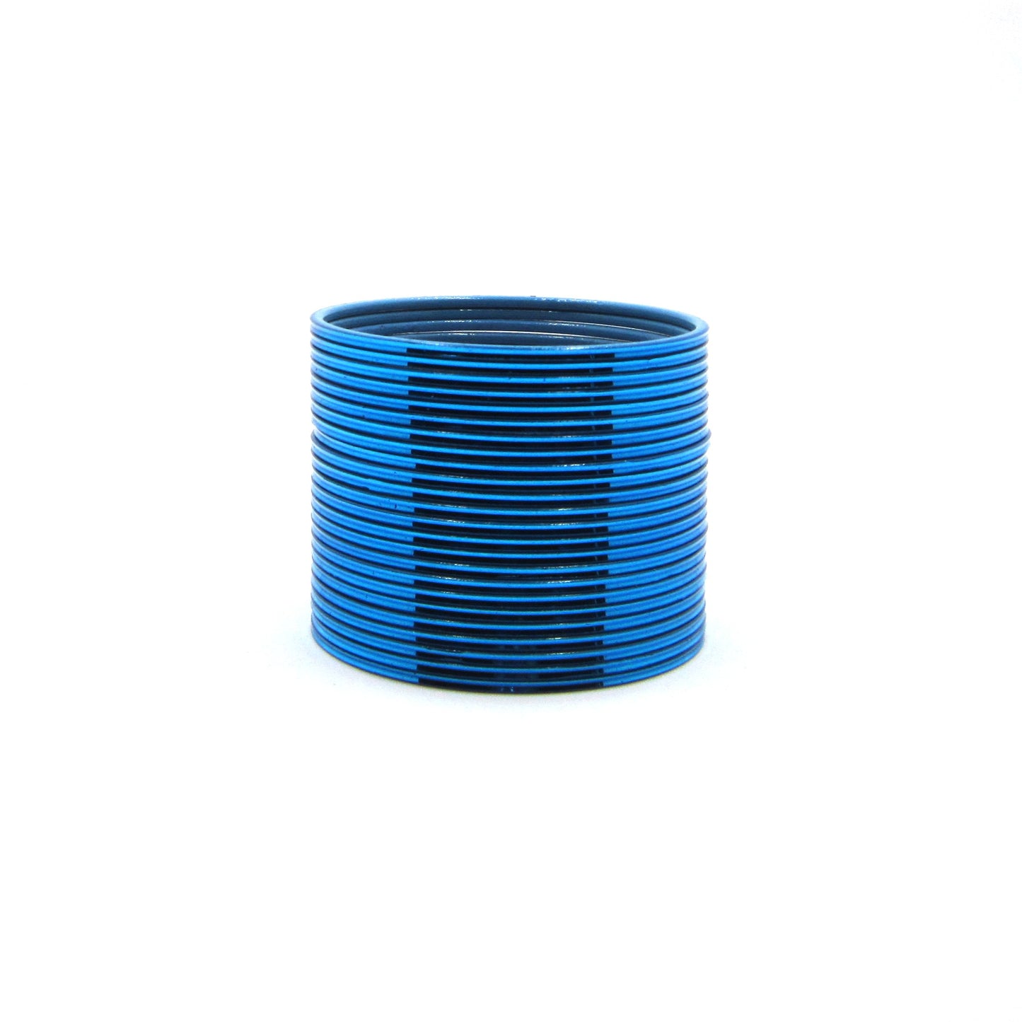 Glossy Firozi Metal 24 Bangles by Enava