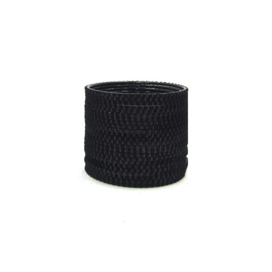 Glam Black Metal 24 Bangles online. Premium plain designer metal bangles with superior finishing, durable quality, and elegant style for daily wear, weddings, parties, and festive occasions.