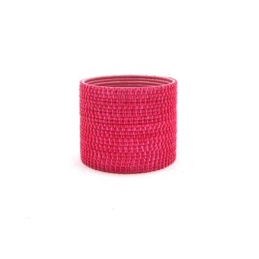 Glam Gajari Metal 24 Bangles online. Featuring a luxurious velvet and glossy finish, these premium plain designer metal bangles are lightweight, durable, and perfect for weddings, festive occasions, parties, and everyday wear.