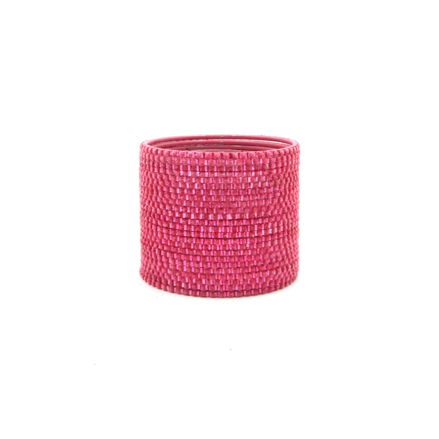 Glam Light Gajari Metal 24 Bangles by ENAVA featuring an elegant velvet and glossy finish. Premium Plain Designer Metal Bangles for women, ideal for weddings, festive occasions, parties, and everyday styling.