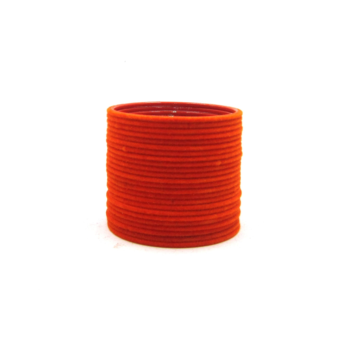 Velvet Orange Metal 24 Bangles by Enava