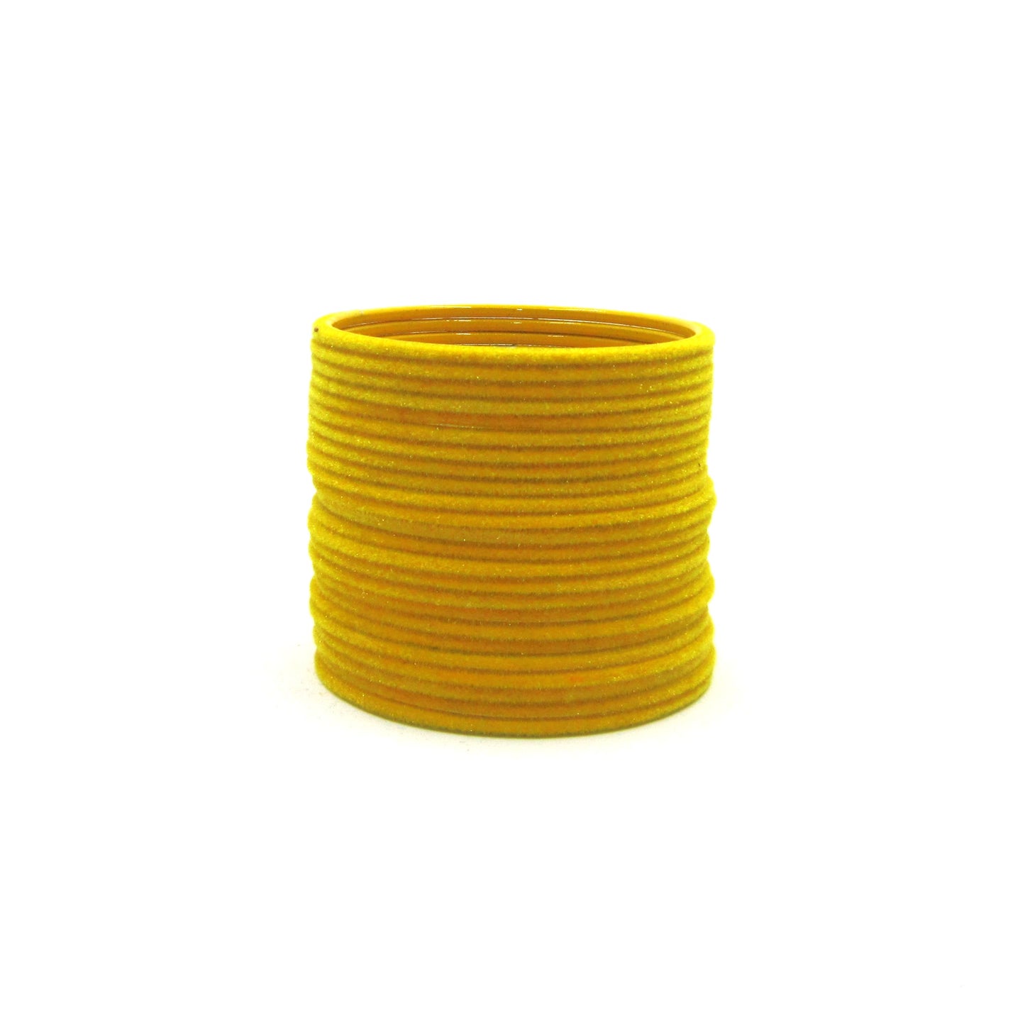 Velvet Yellow Metal 24 Bangles by Enava