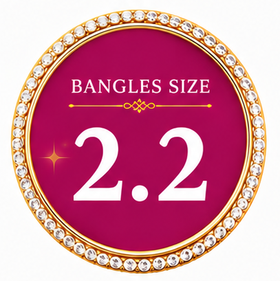 Size 2.2 Bangles – Shop Kids Bangles, Teen Girls Bangles & Designer Bangles | ENAVA™