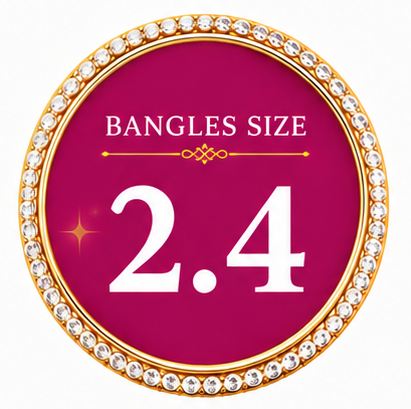 Size 2.4 Bangles – Shop Bridal, Rajwadi & Kashmiri Bangles | ENAVA™