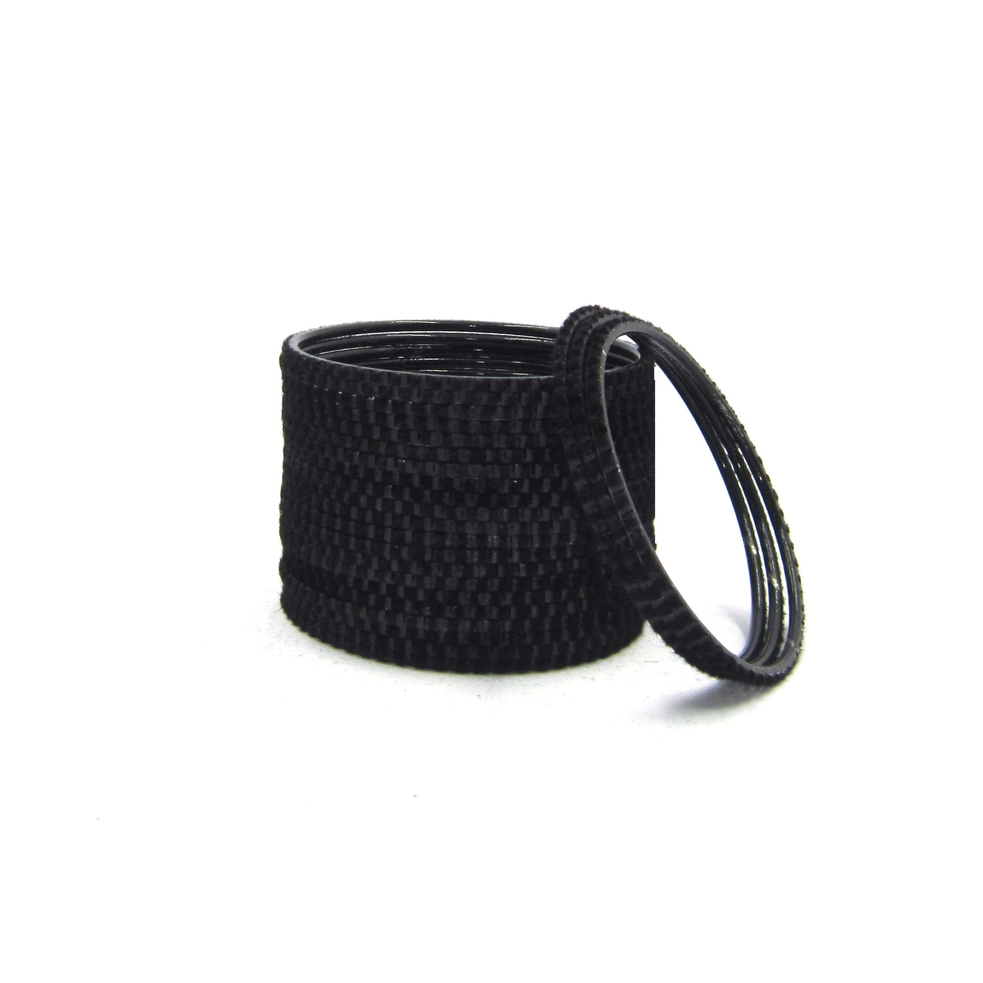 Glam Black Metal 24 Bangles online. Premium plain designer metal bangles with superior finishing, durable quality, and elegant style for daily wear, weddings, parties, and festive occasions.