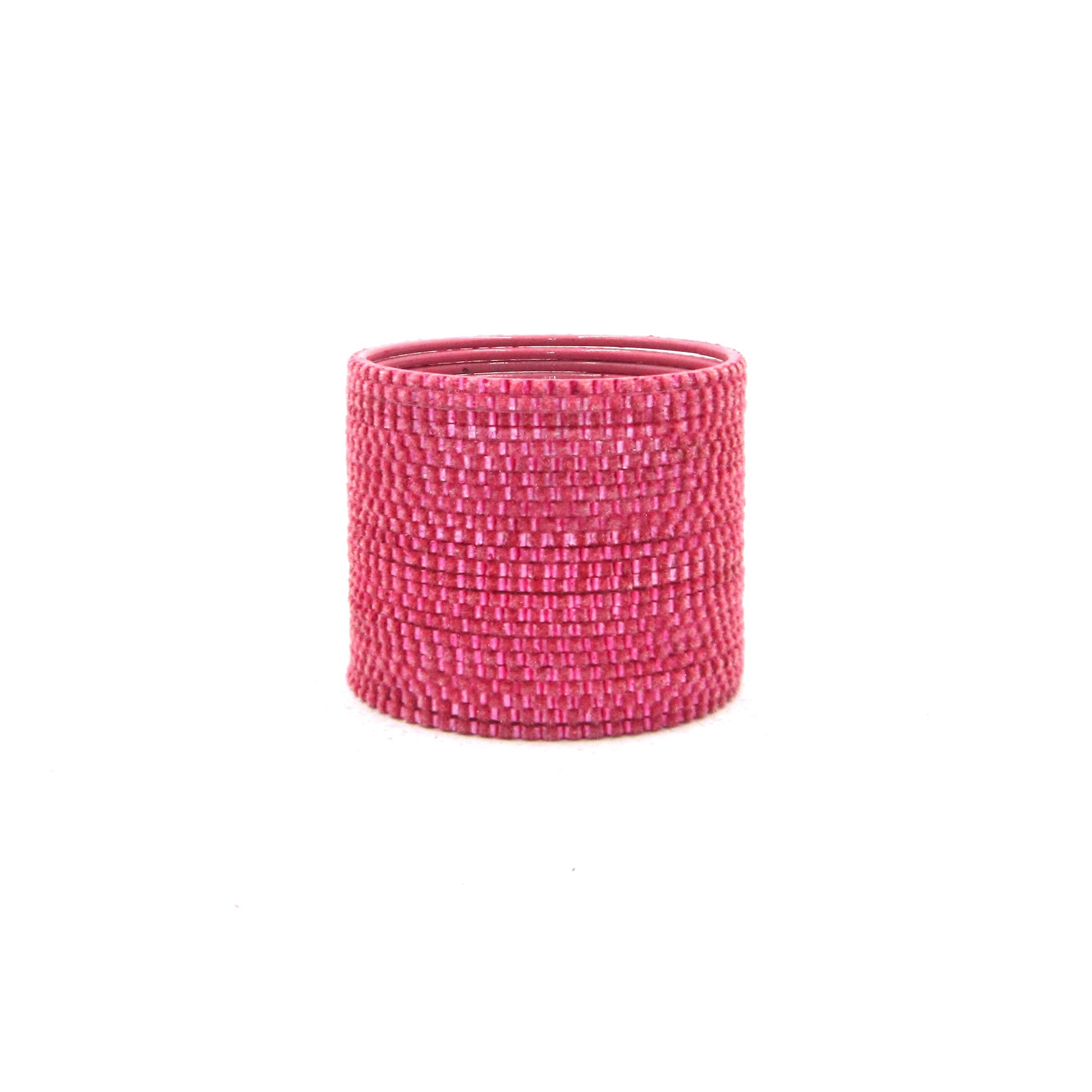 Glam Light Gajari Metal 24 Bangles by ENAVA featuring an elegant velvet and glossy finish. Premium Plain Designer Metal Bangles for women, ideal for weddings, festive occasions, parties, and everyday styling.