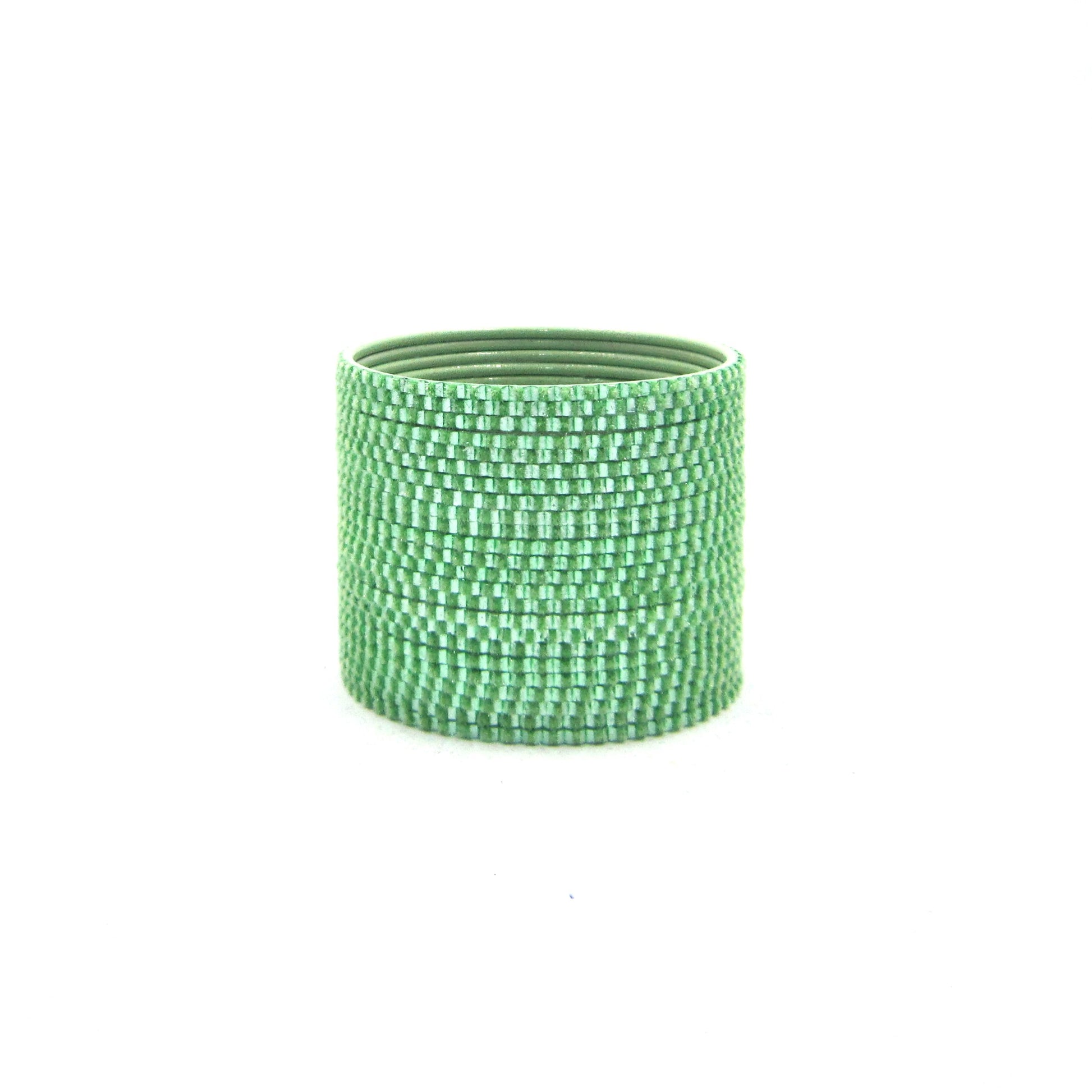 Glam Light Pista Metal 24 Bangles by ENAVA featuring a luxurious velvet and glossy finish. Premium Plain Designer Metal Bangles for women, ideal for weddings, festive occasions, parties, and everyday styling.