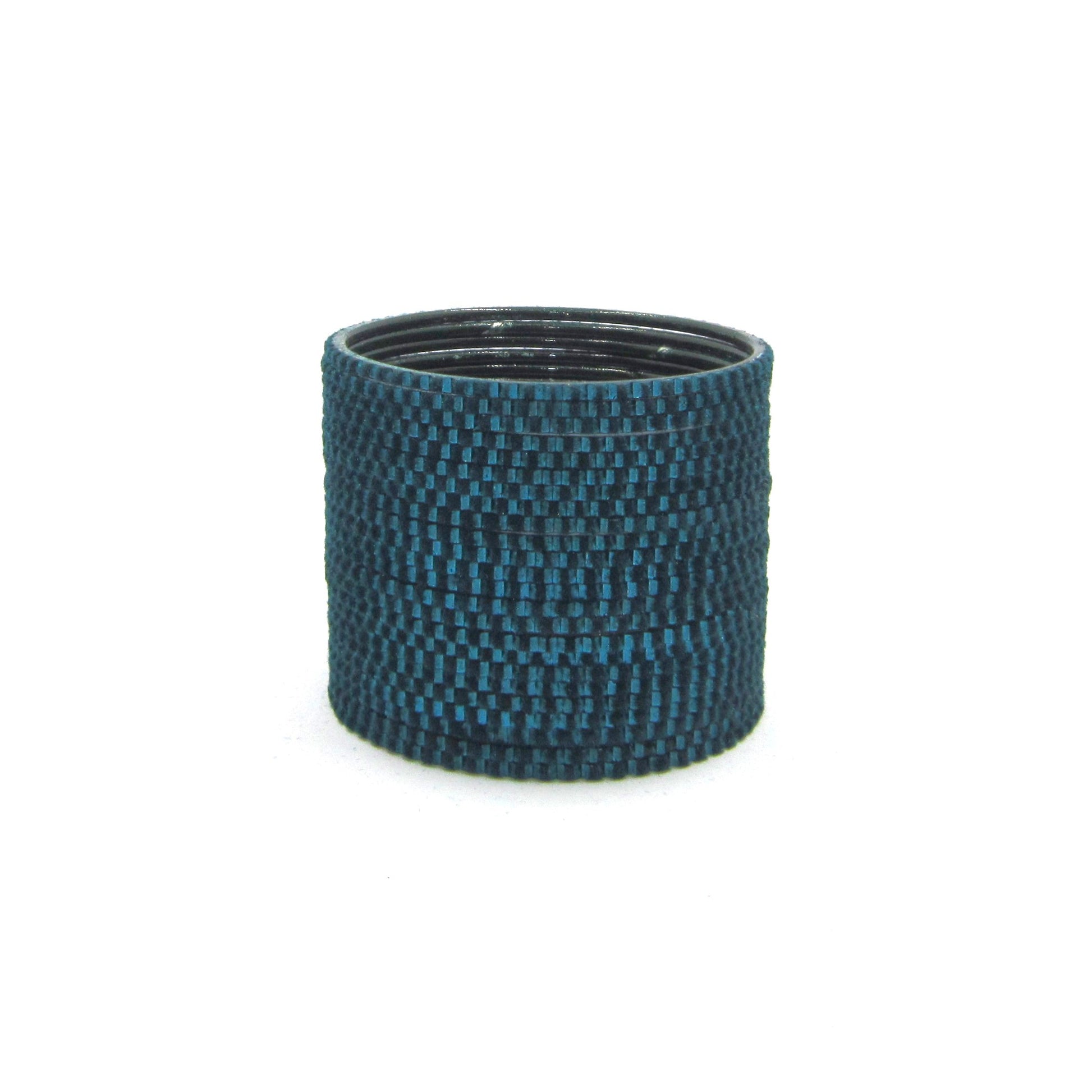 Glam Peacock Metal 24 Bangles by ENAVA featuring a luxurious velvet and glossy finish. Premium Plain Designer Metal Bangles for women, ideal for weddings, festive occasions, parties, and everyday styling.