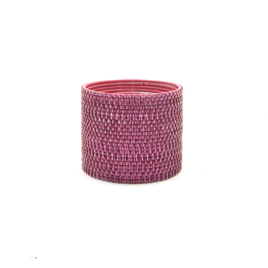 Glam Piyazi Metal 24 Bangles by ENAVA featuring a luxurious velvet and glossy finish. Premium Plain Designer Metal Bangles for women, ideal for weddings, festive occasions, parties, and everyday styling.