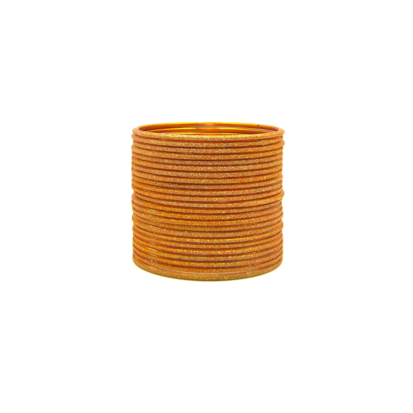 Shiny Haldi Metal 24 Bangles by Enava