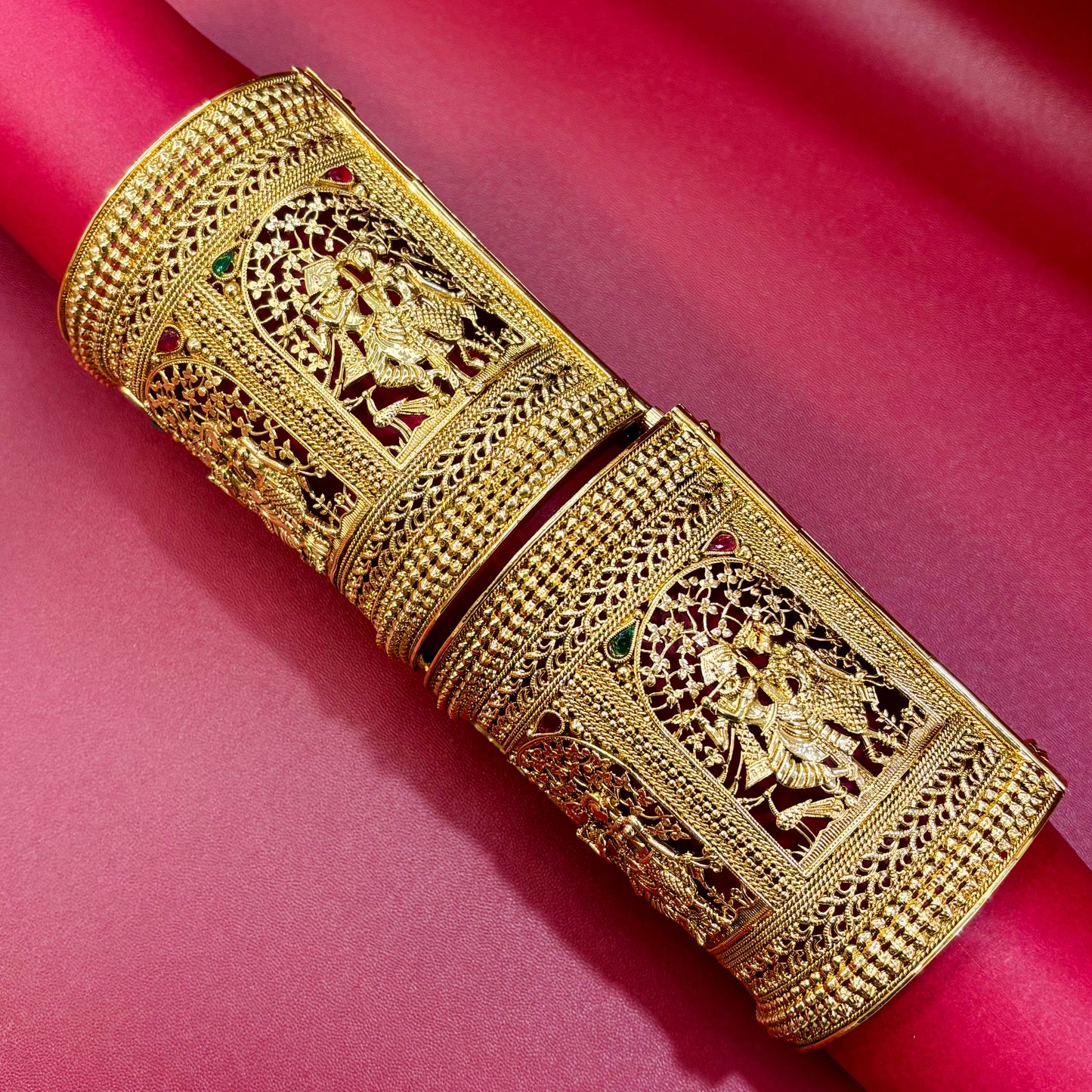 Rajwadi Radha Krishna Bangles By Enava