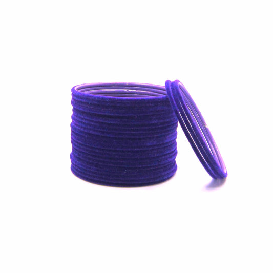 Velvet Jamuni Metal 24 Bangles by Enava