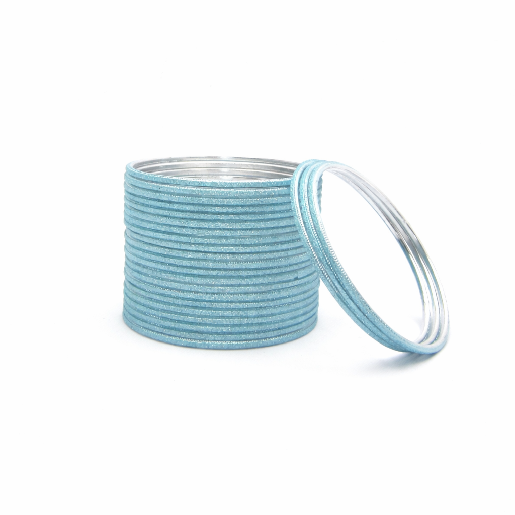 Shiny Light Santro Metal 24 Bangles by Enava