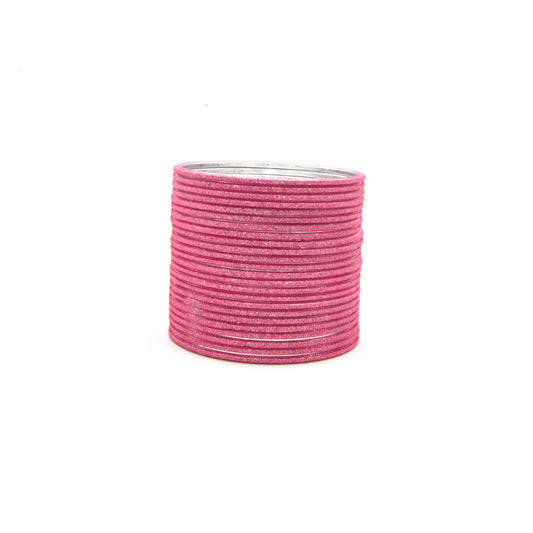 Shiny Light Gajari Metal 24 Bangles by Enava