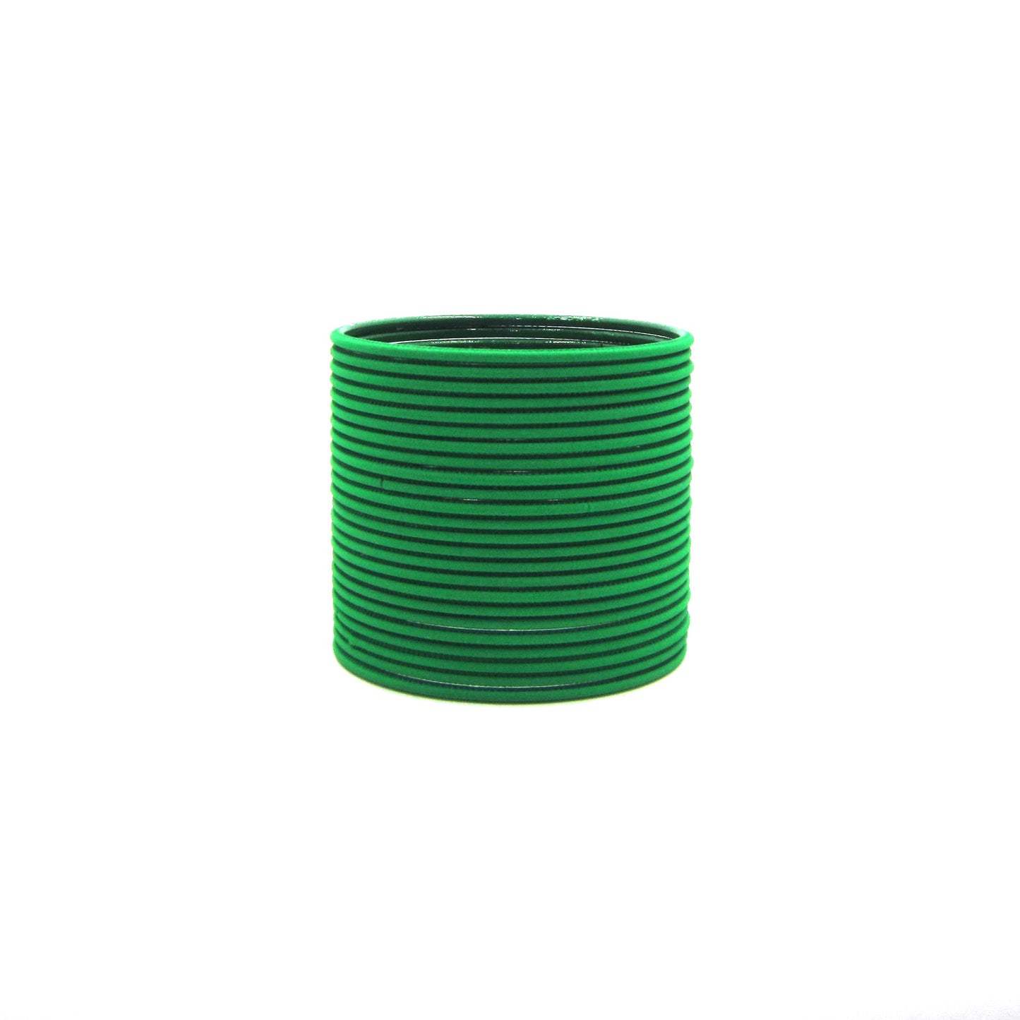 Matte Green Metal 24 Bangles by Enava