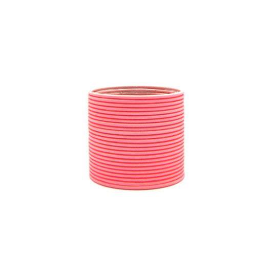Matte Peach Pink Metal 24 Bangles by Enava