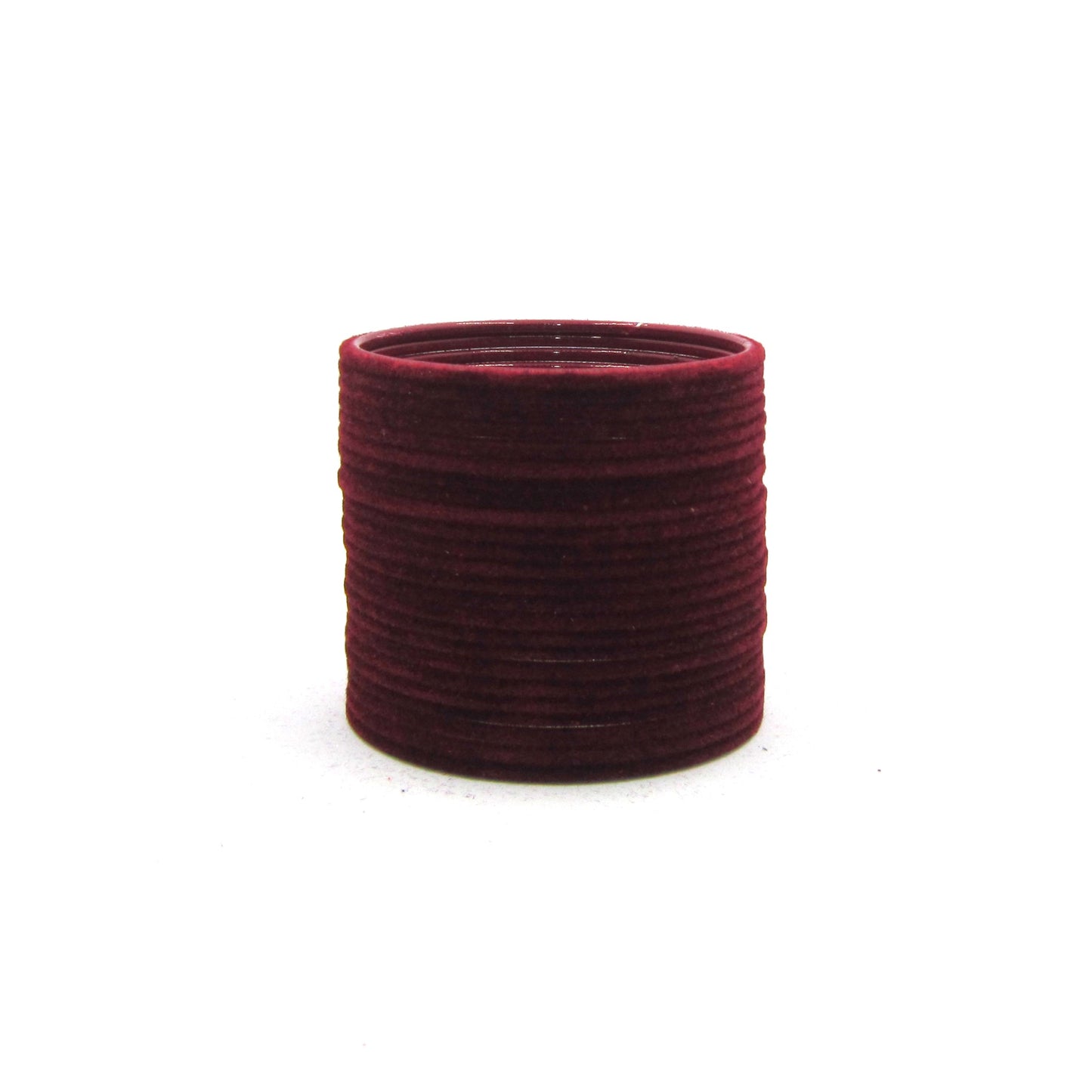 Velvet Maroon Metal 24 Bangles by Enava