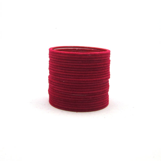 Velvet Strawberry Metal 24 Bangles by Enava