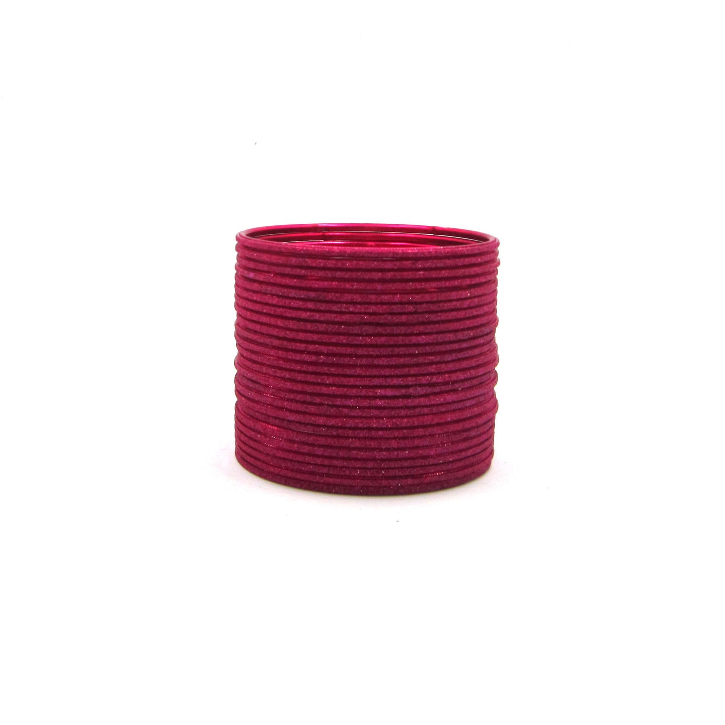 Shiny Strawberry Metal 24 Bangles by Enava