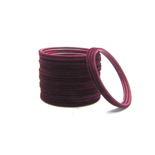 Velvet Wine Metal 24 Bangles by Enava