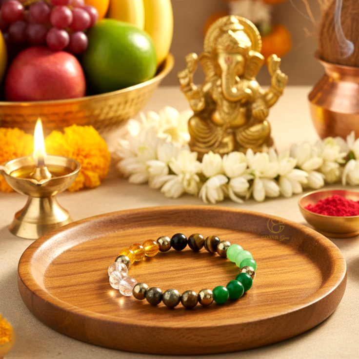 Dhana Yog Money Magnet Bracelet by Enava