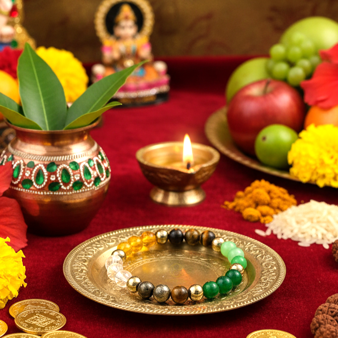 Dhana Yog Money Magnet Bracelet by Enava